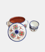 ceramic bowl with lids